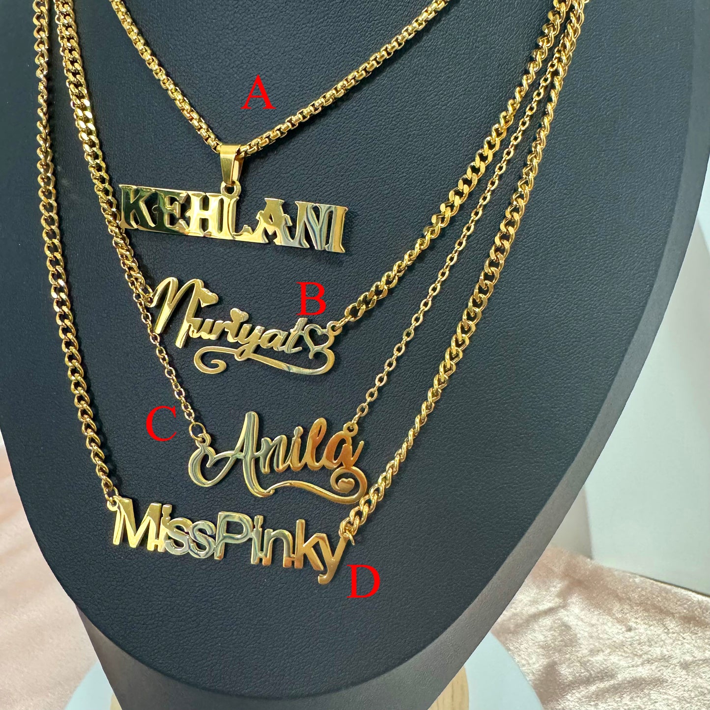 Customized name chain