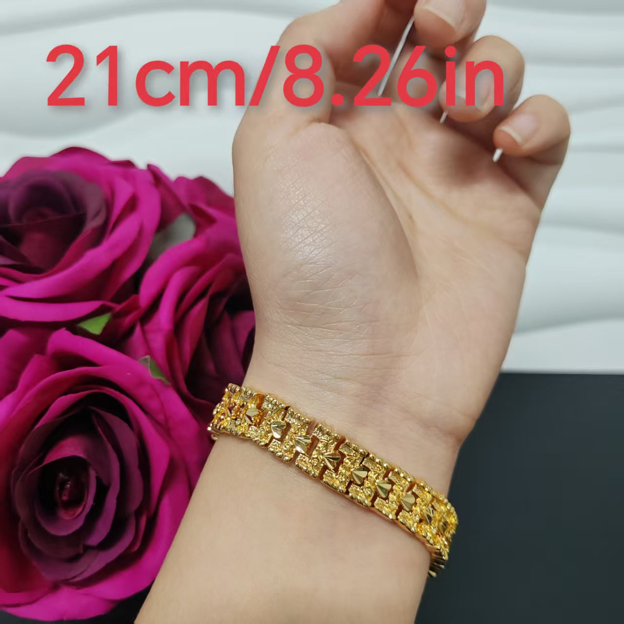 3pcs/bag golden copper bracelet women bracelet jewelry