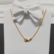 6pcs/bag 17.7inch golden copper chain