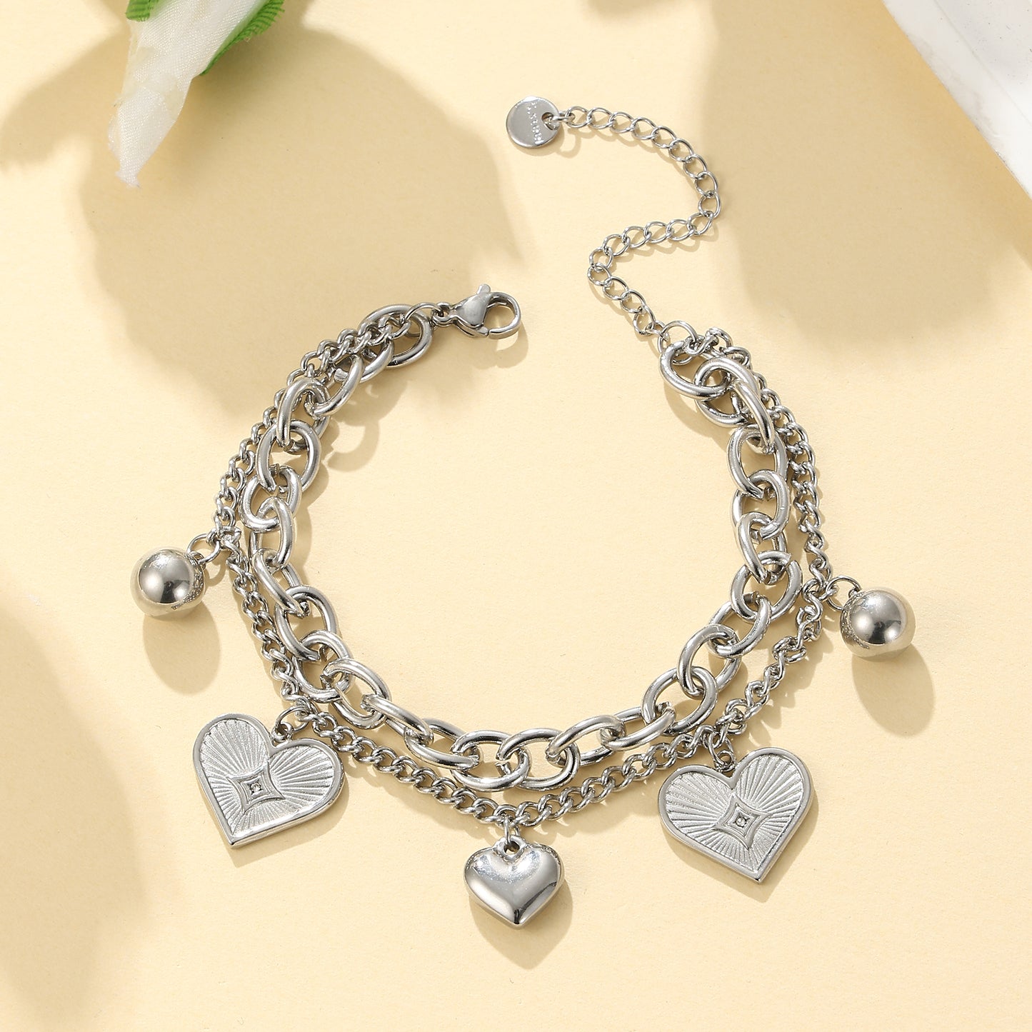 MY1714 Stainless Steel Charms Bracelets