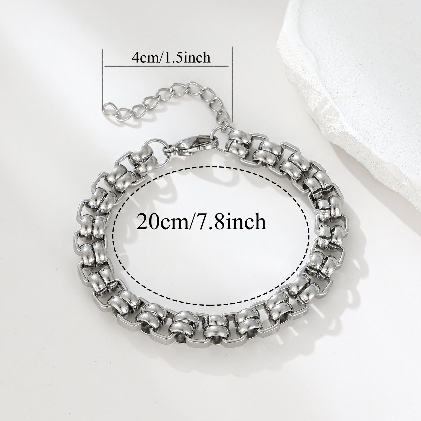 MY2102 Stainless Steel Bracelet Plated with Real Gold