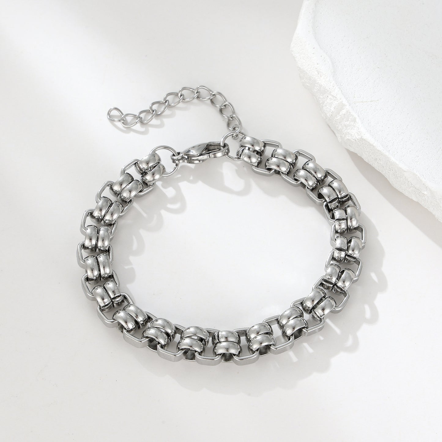 MY2102 Stainless Steel Bracelet Plated with Real Gold
