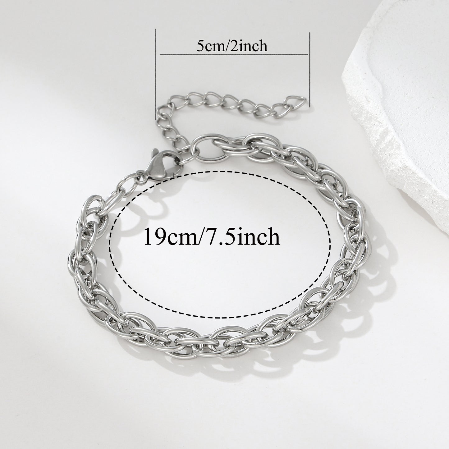 MY2116 Stainless Steel Adjustable Bracelet Plated with Real Gold