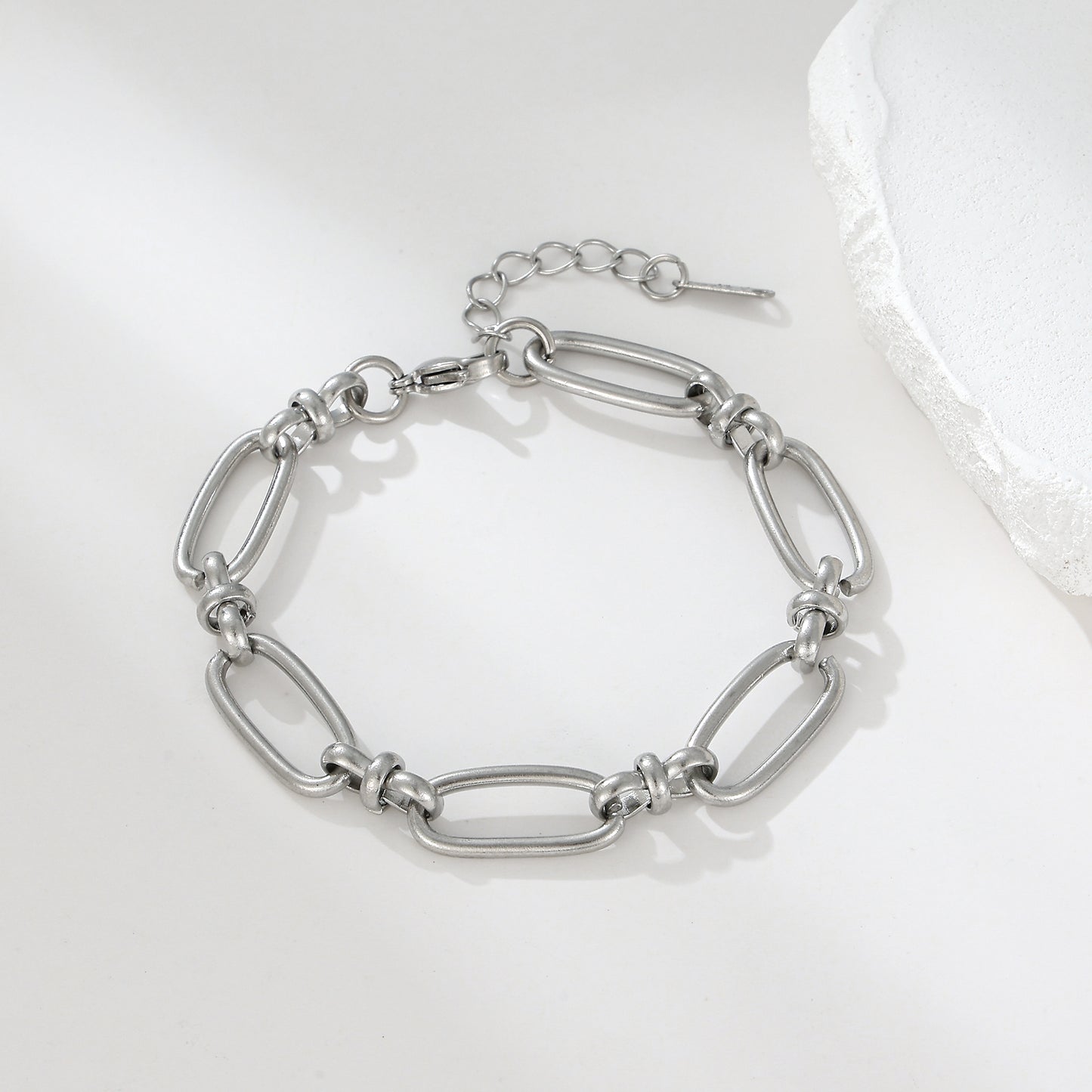 MY2123 Stainless Steel Adjustable Bracelet Plated with Real Gold