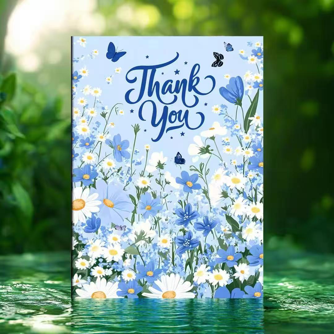 200pcs/bag Thank you card