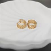 6pair/bag small hope earring golden copper earring