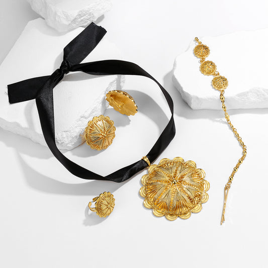 Big Size Ethiopian Traditional Jewelry Set