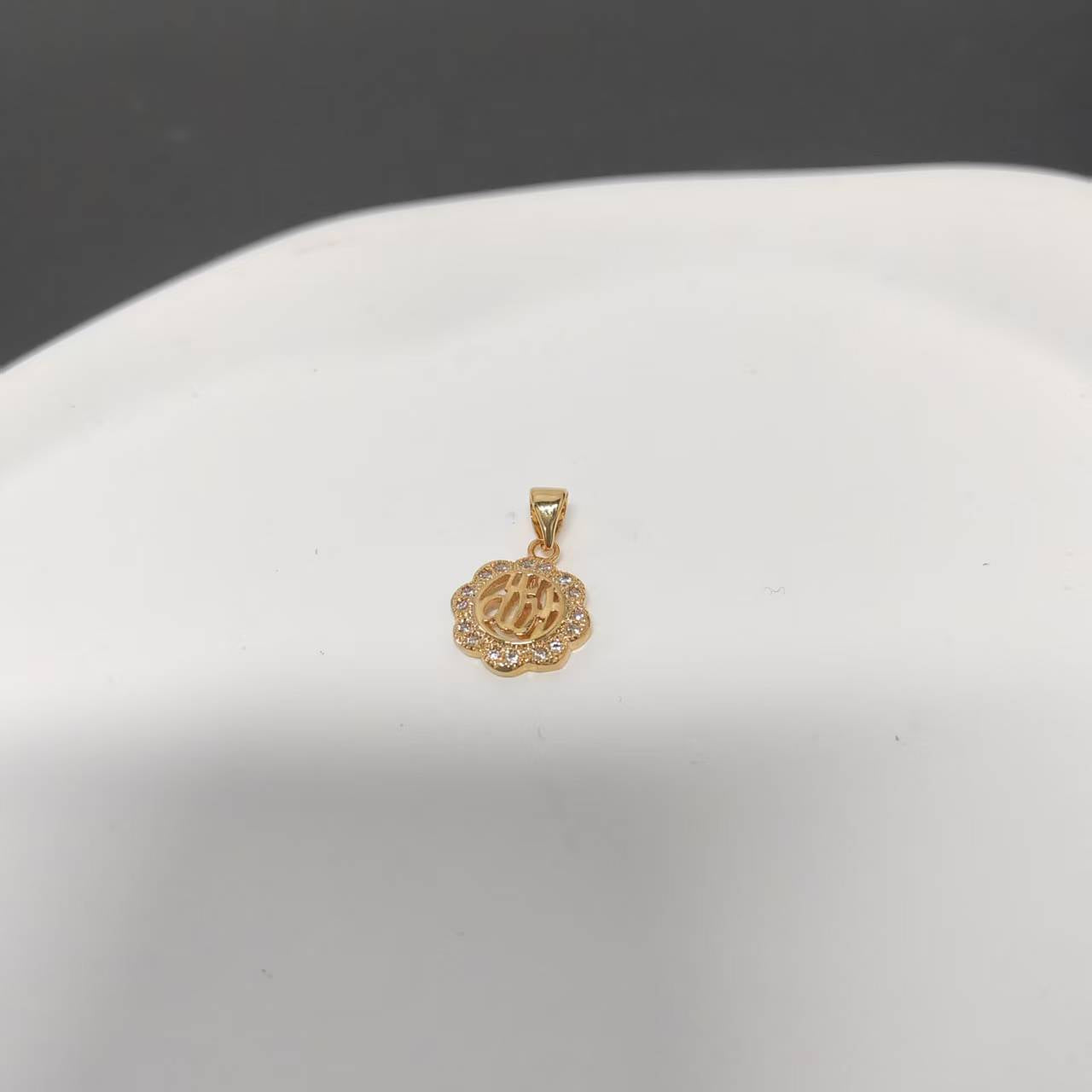 3pcs/bag golden copper Muslim Pendant