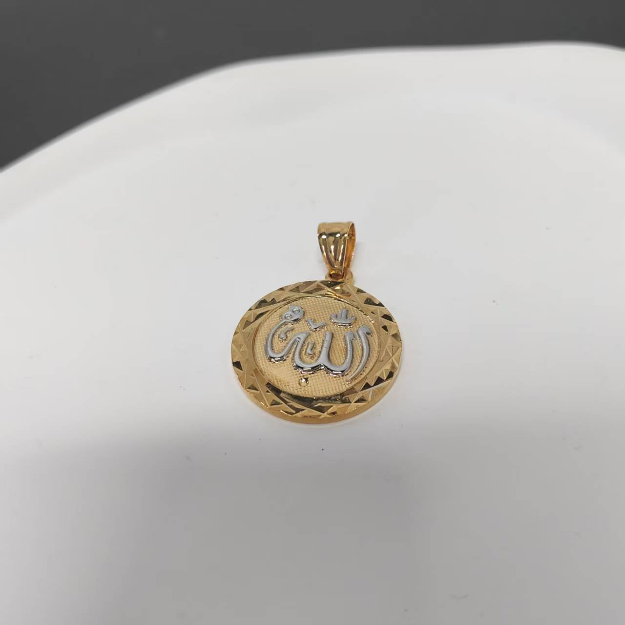 3pcs/bag golden copper Muslim Pendant