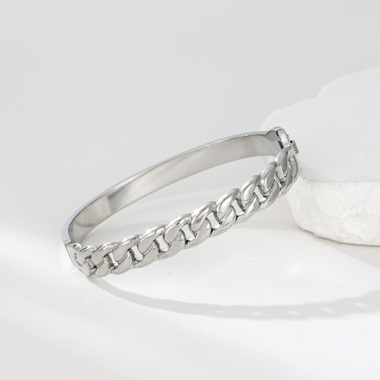 MY2147 Stainless Steel Openable Bangle (2.4inch)
