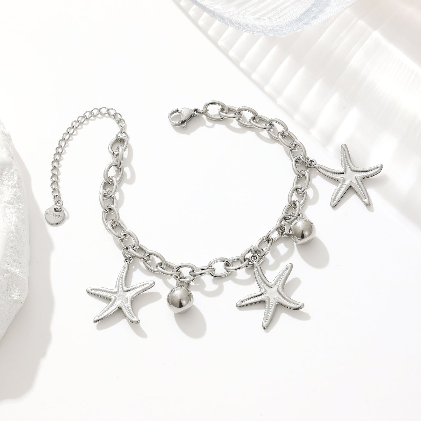 MY1710 Stainless Steel Starfish Charms Bracelets