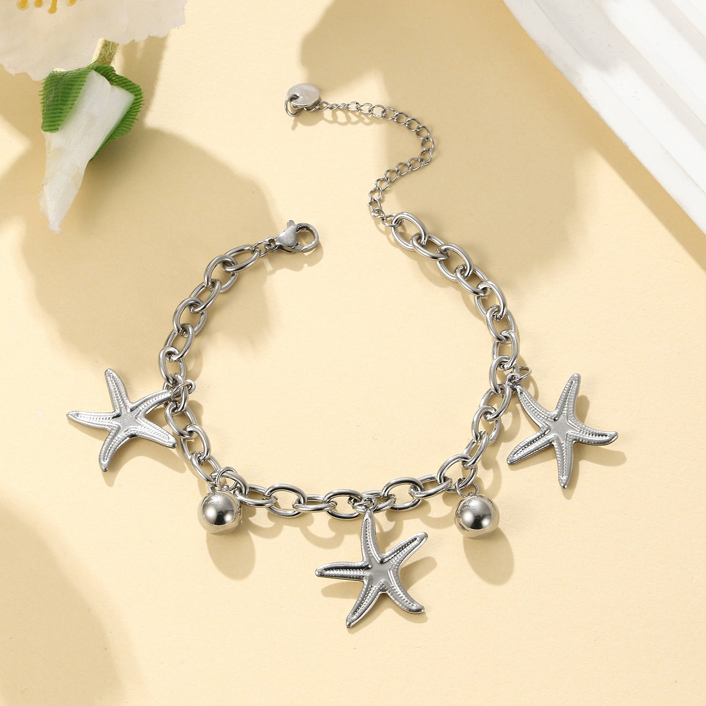 MY1710 Stainless Steel Starfish Charms Bracelets