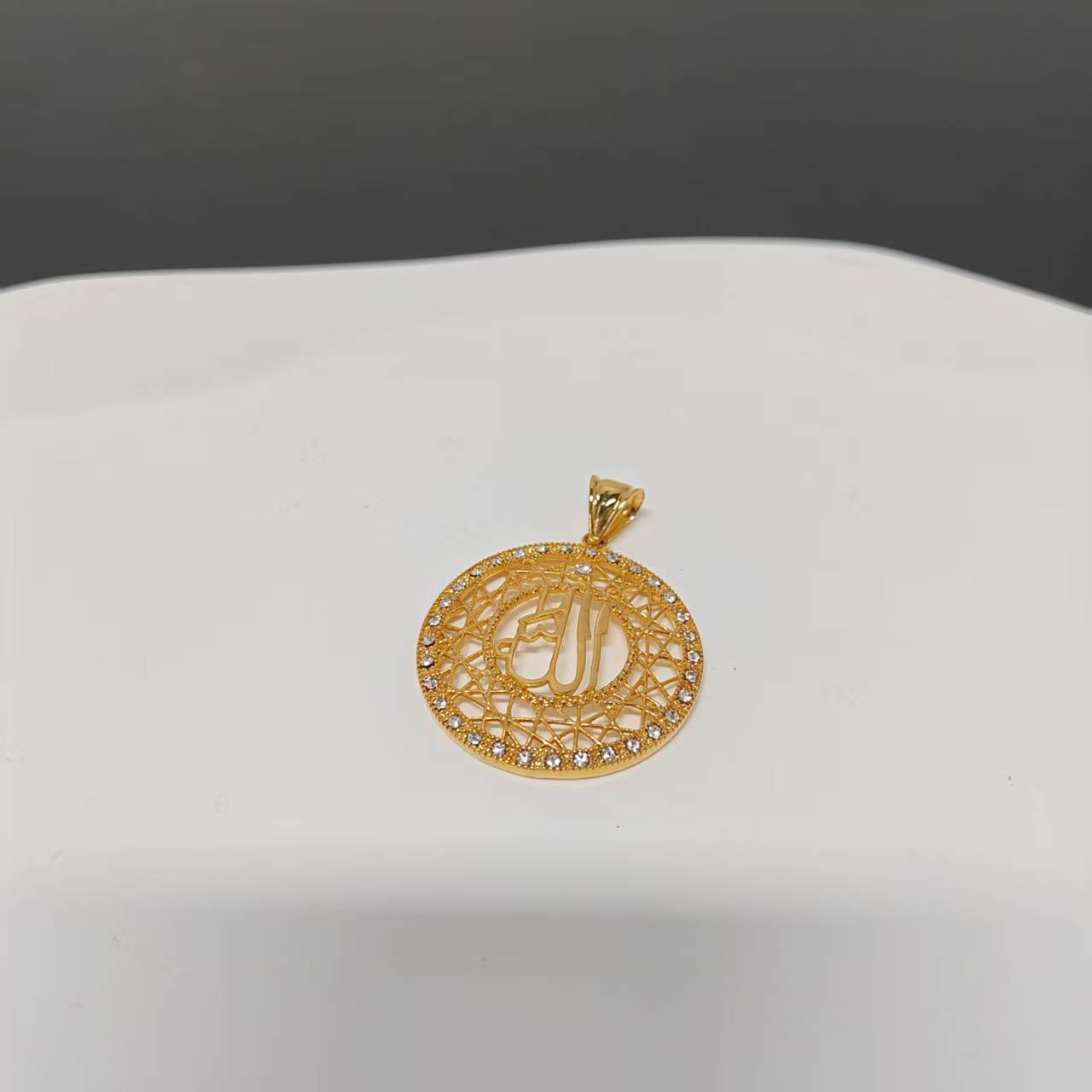 3pcs/bag golden copper Muslim Pendant
