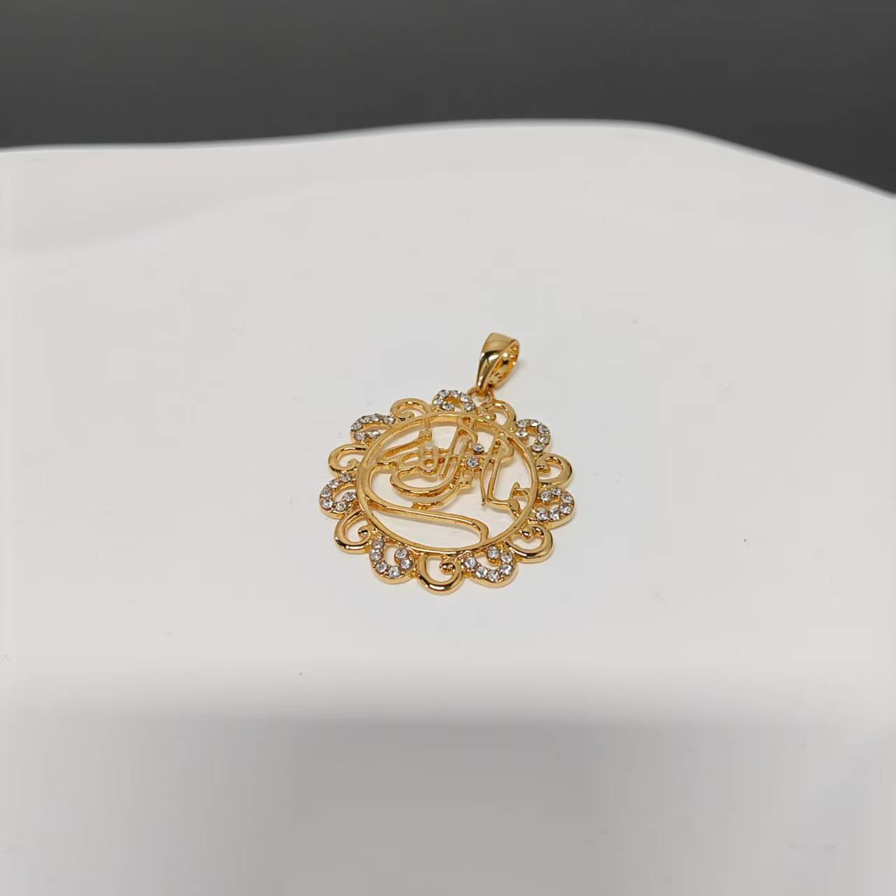 3pcs/bag golden copper Muslim Pendant