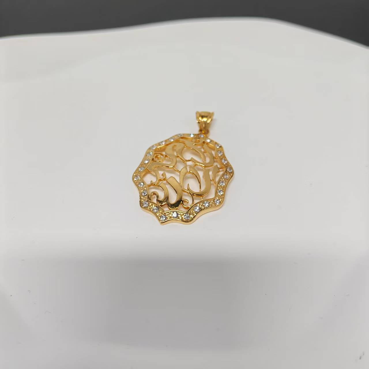 3pcs/bag golden copper Muslim Pendant