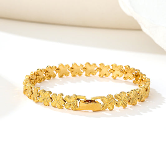 MY2089  24K Gold-Plated Copper Bracelet