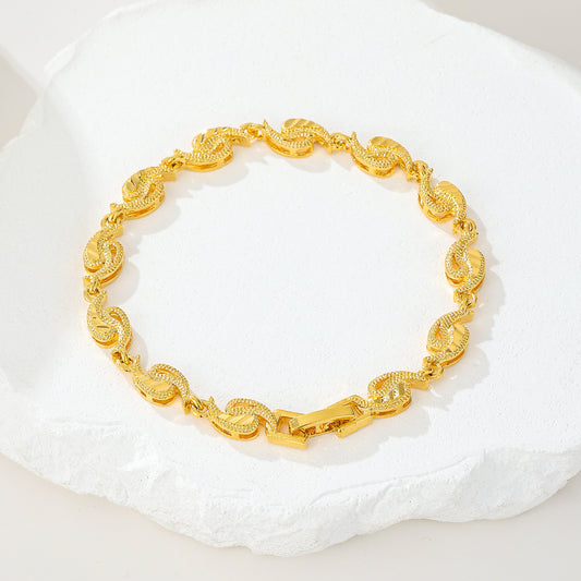 MY2094 24K Gold-Plated Copper Bracelet