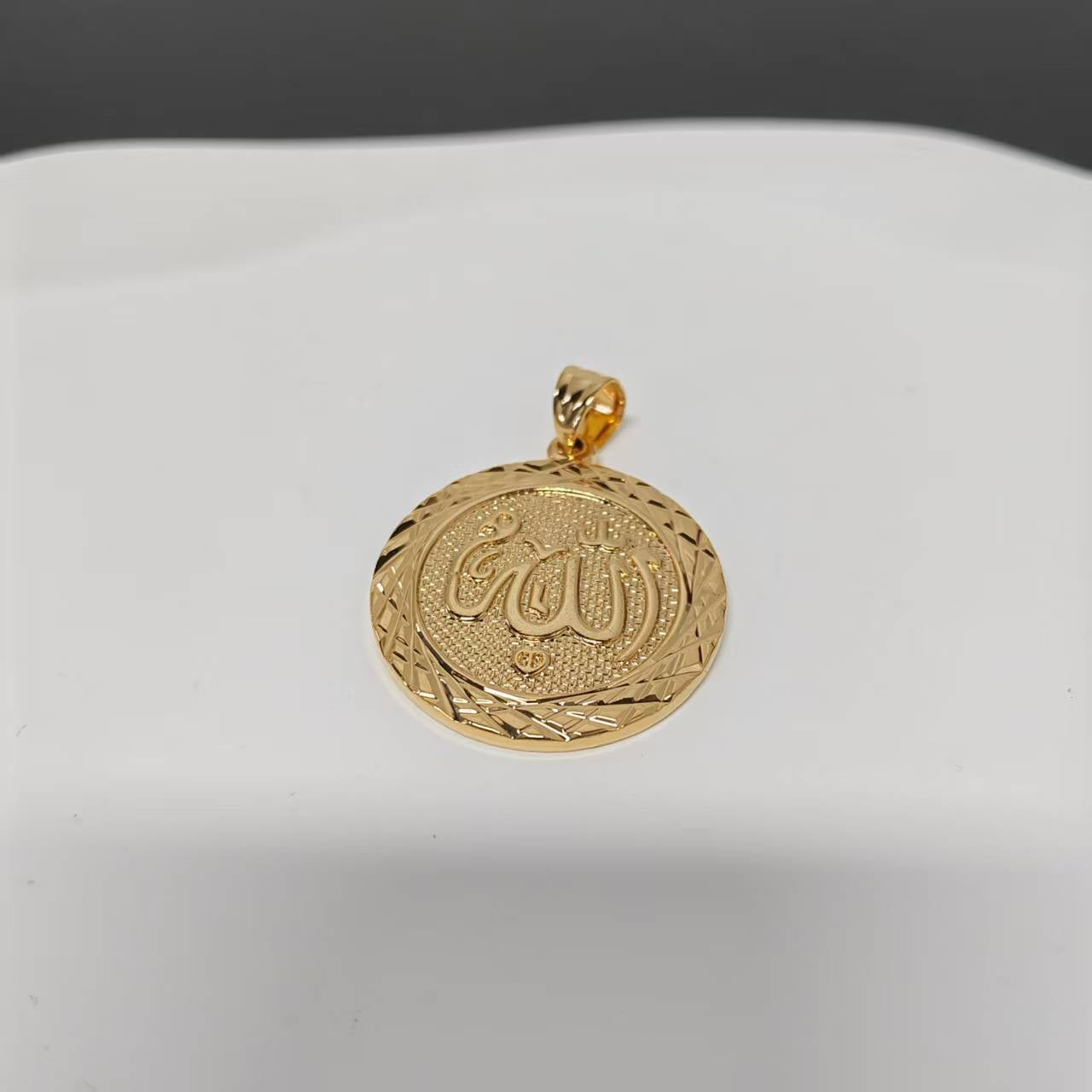 3pcs/bag golden copper Muslim Pendant