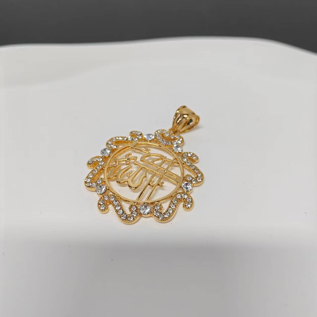 3pcs/bag golden copper Muslim Pendant