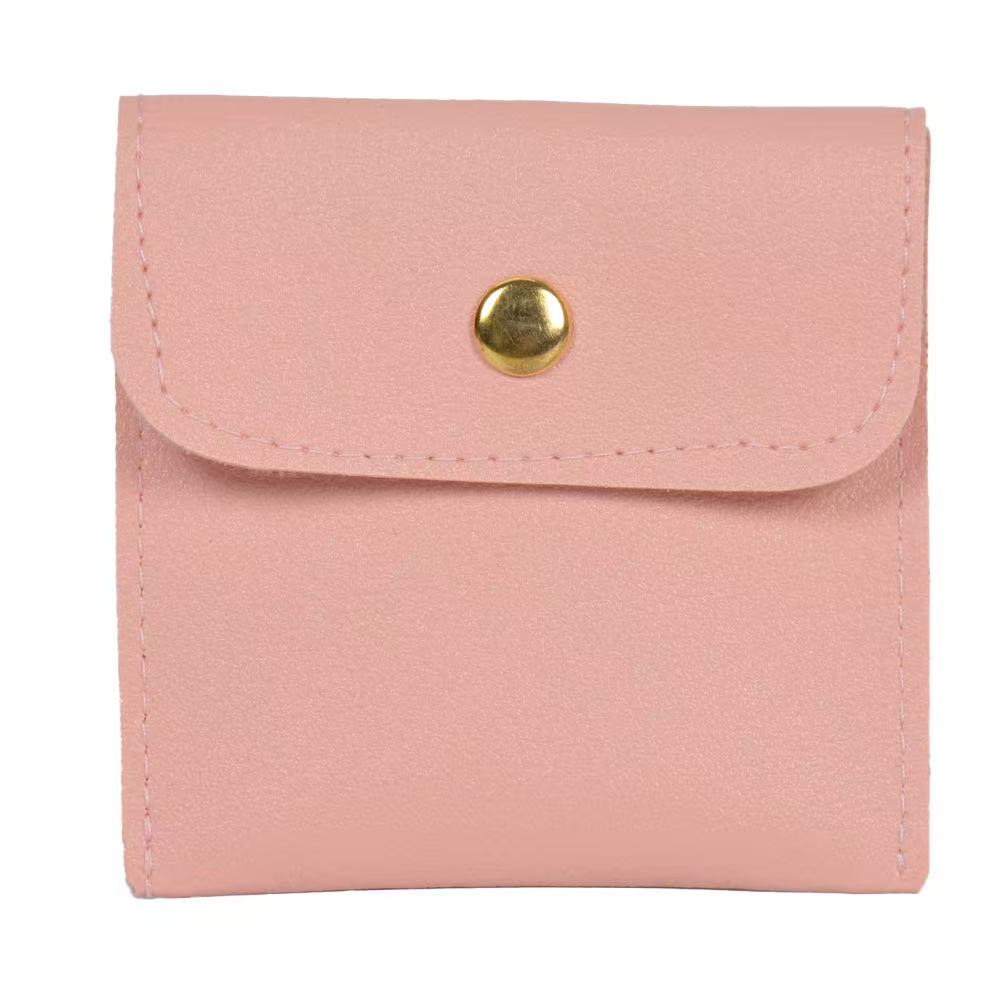 50pcs/lot mix color PU bag 8cm*8cm