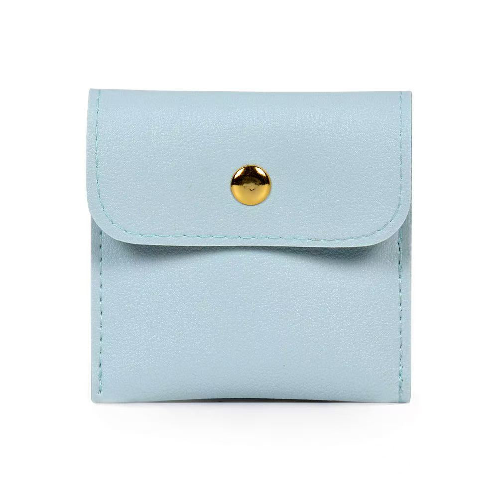 50pcs/lot mix color PU bag 8cm*8cm