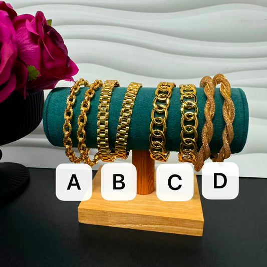 18KGP Copper bangles adjustable size bangles