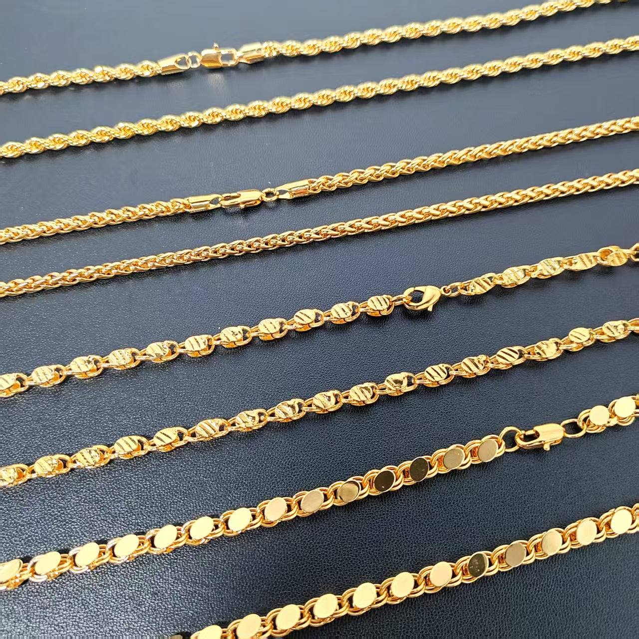 golden copper chain