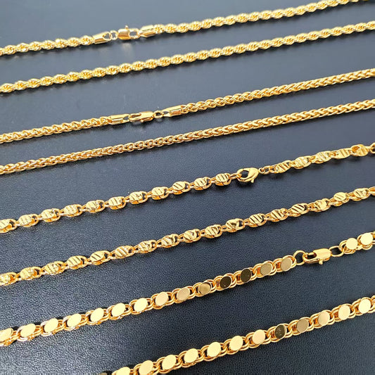 golden copper chain