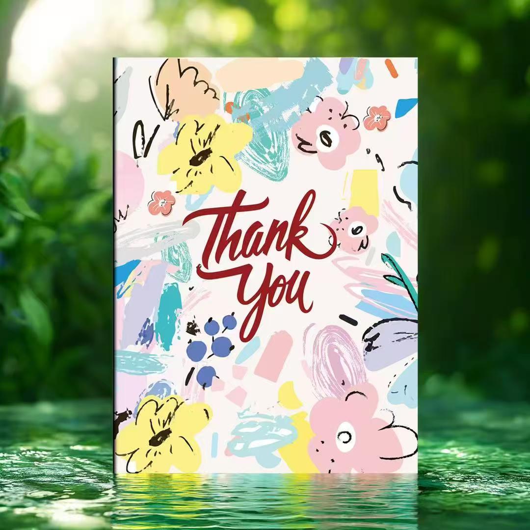 200pcs/bag Thank you card