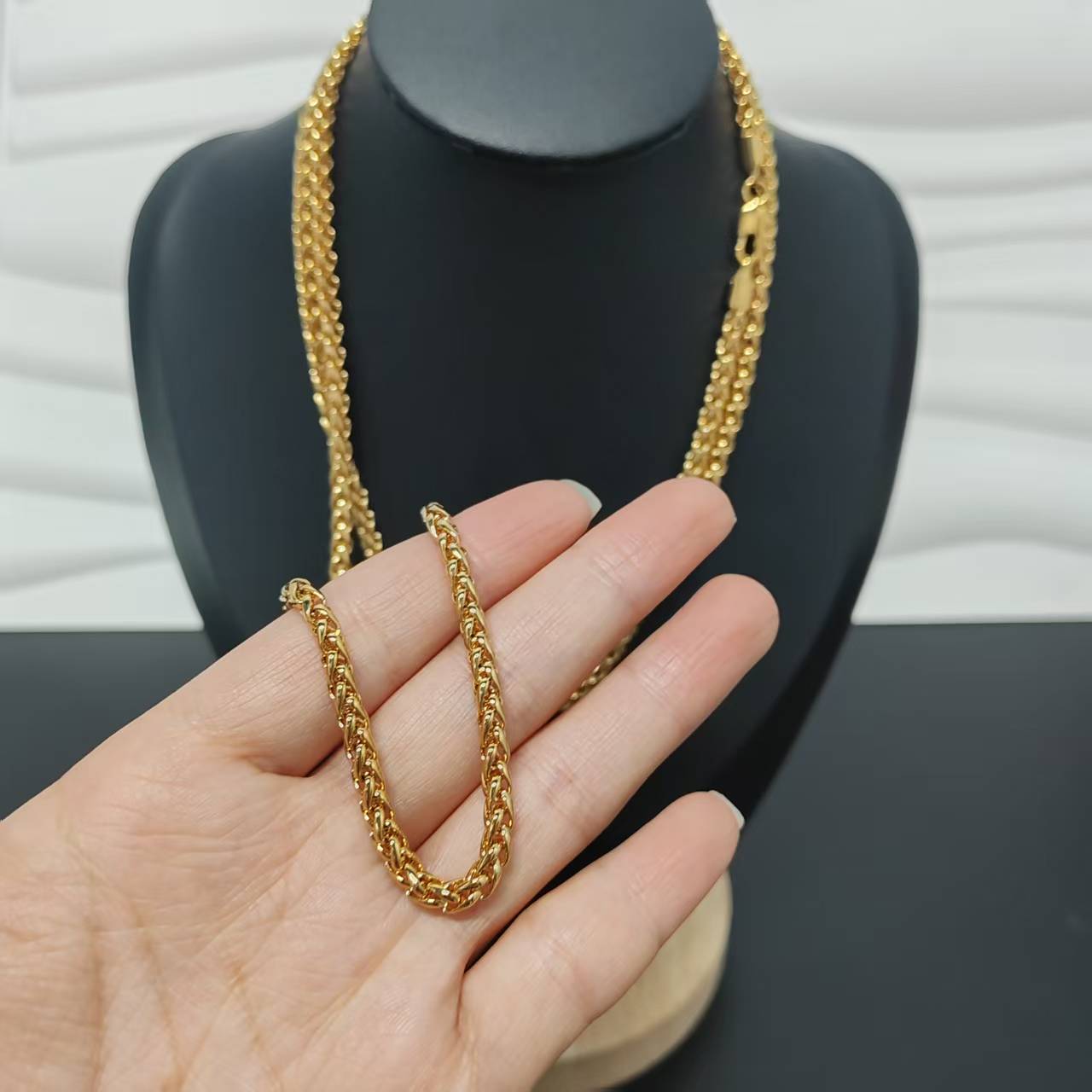 golden copper chain