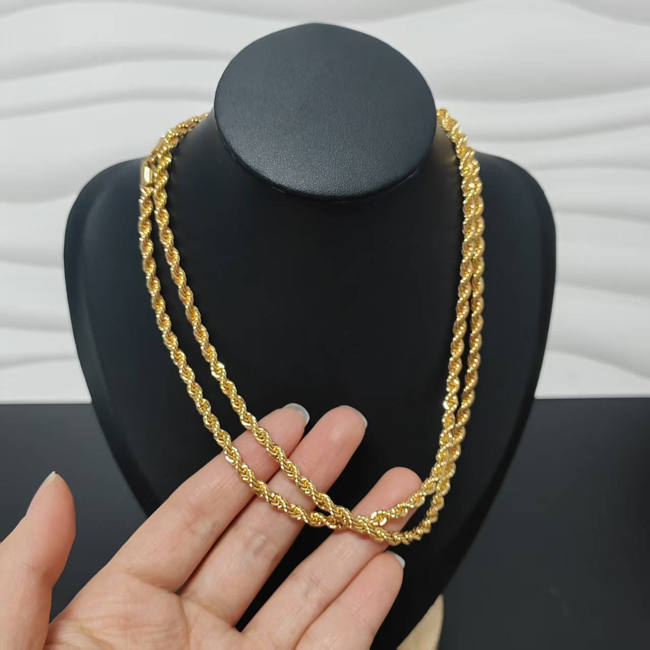 golden copper chain