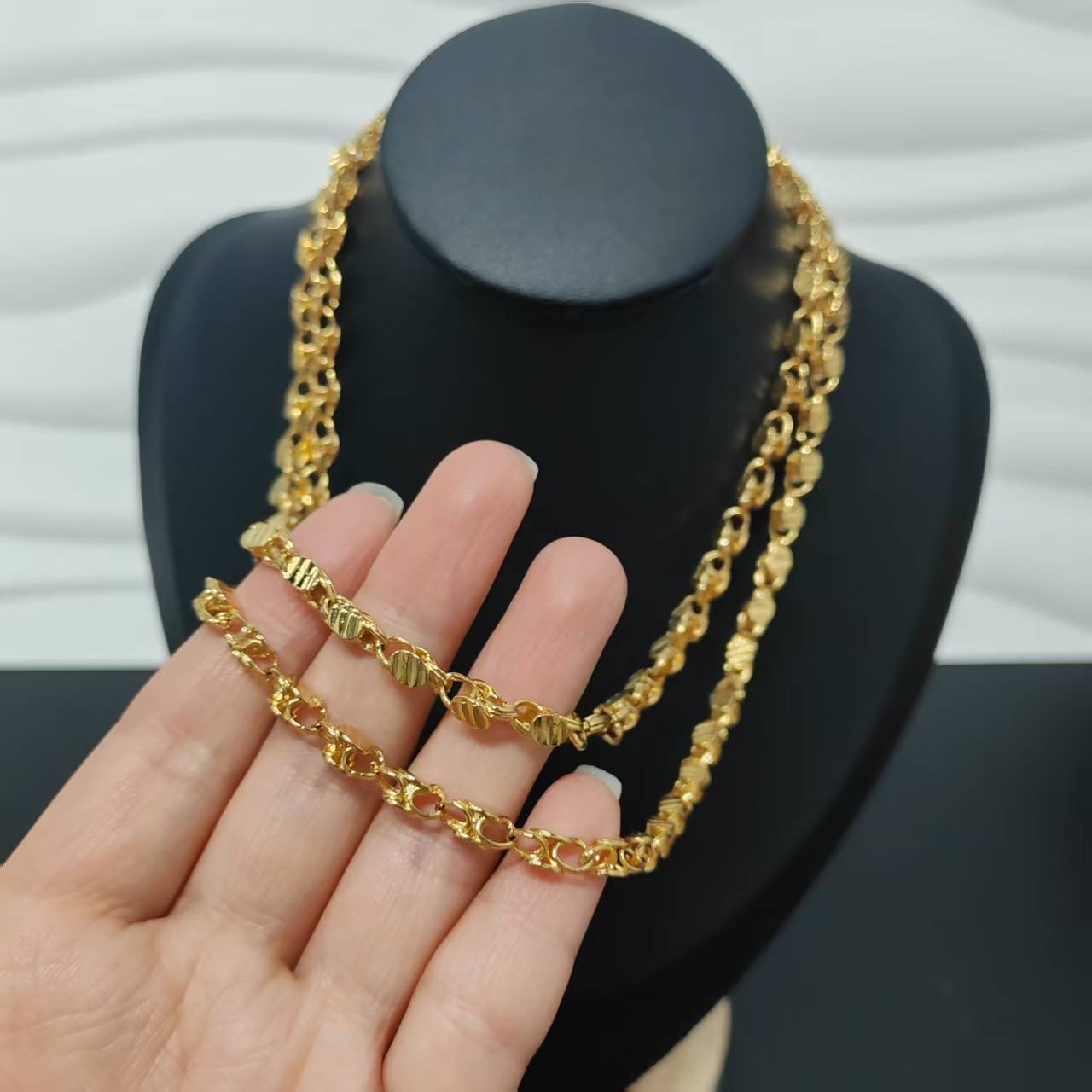 golden copper chain